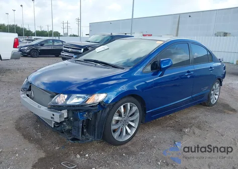 2009 Honda Civic Si z USA, uszkodzony, nr VIN 2HGFA55549H708819